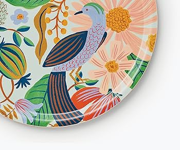 Rifle Paper Co - Large Round Tray - Dovecot