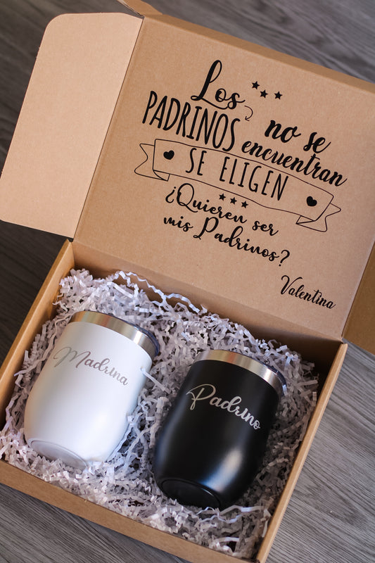 LL Box - Propuesta de Padrinos (Wine Tumbler Duo)