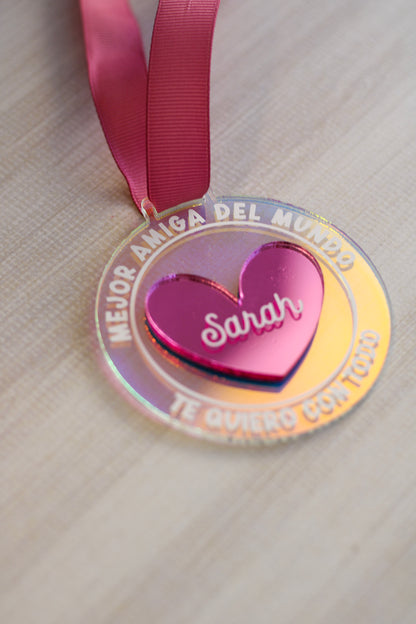 Medalla "Mejor amiga del Mundo"