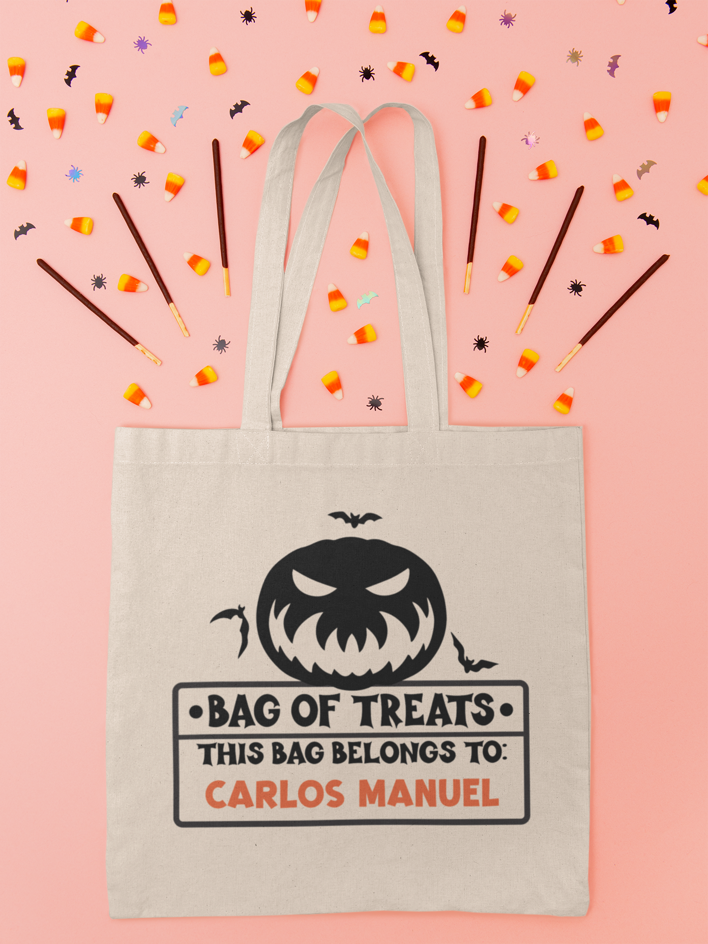 BAG OF TREATS Canva Bag - Spooky & Sweet