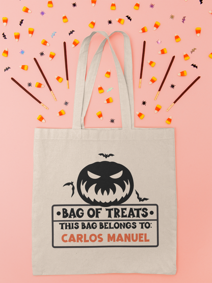 BAG OF TREATS Canva Bag - Spooky & Sweet