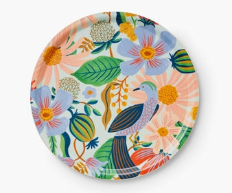 Rifle Paper Co - Large Round Tray - Dovecot