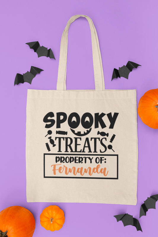 SPOOKY TREATS Canva Bag - Spooky & Sweet