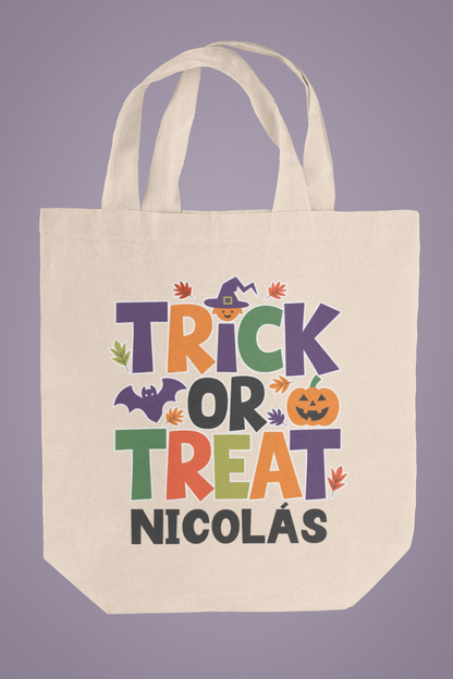 TRICK OR TREAT Canva Bag - Spooky & Sweet