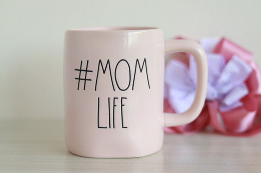 Rae Dunn - Ceramic Mug - #MOMLIFE