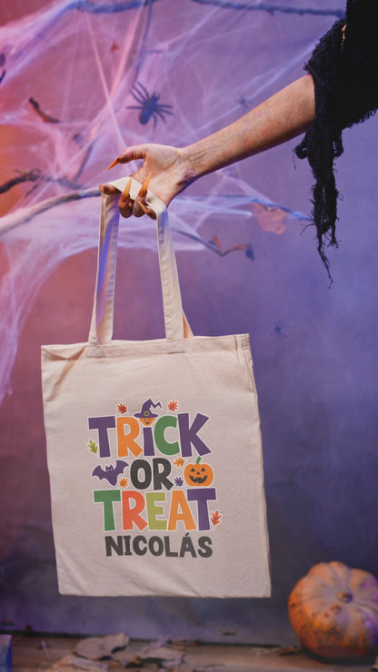 TRICK OR TREAT Canva Bag - Spooky & Sweet