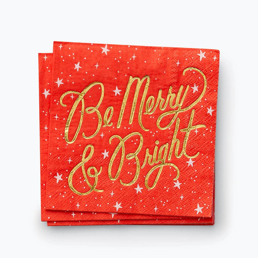 Rifle Paper Co - Holiday Cocktail Napkins - Nutcracker