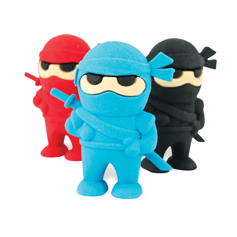 OOLY - Erasers Set - Ninja