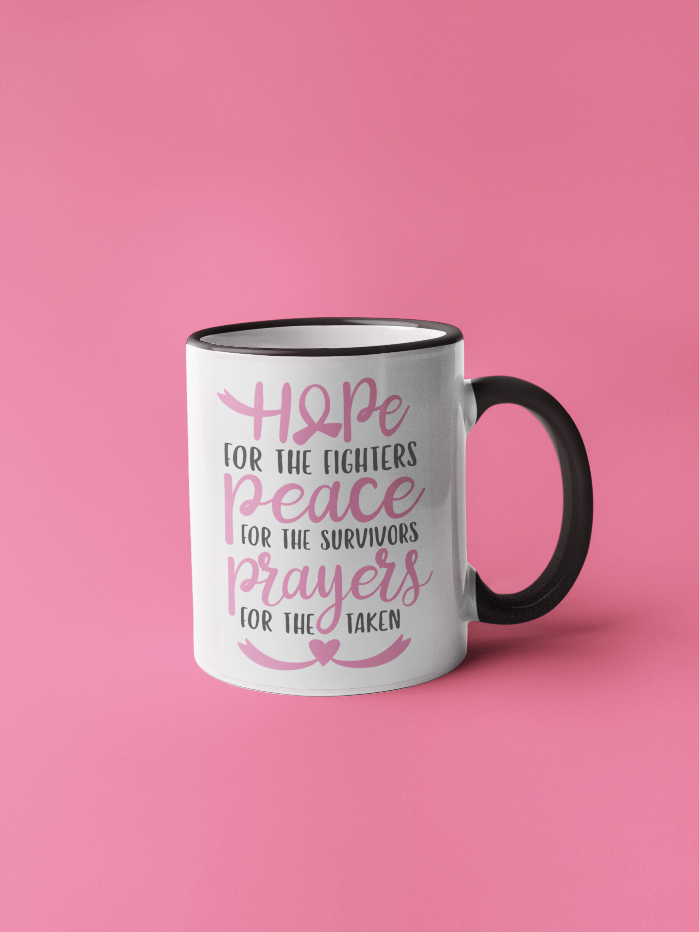 Mug Cancer Awareness - Ellas Contra el Cáncer