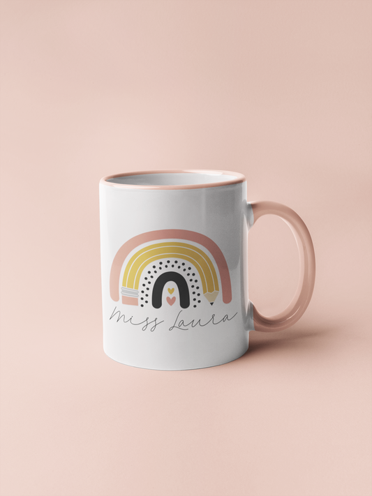 Mug - "Pencil Rainbow" Teachers Faves