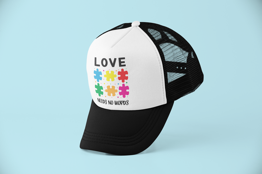 Gorra - “Autism Awareness” - Love needs NO words.