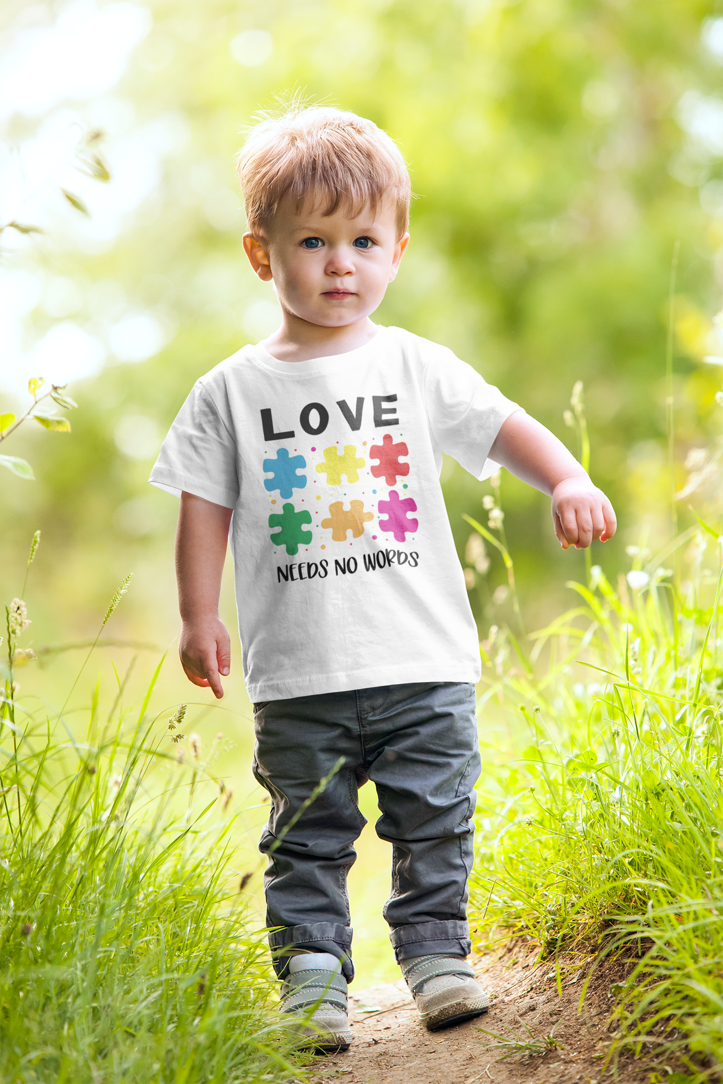 T-Shirt “Autism Awareness” - Love needs NO words