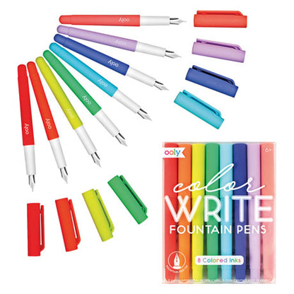 OOLY - Color Write Fountain Pens - Set of 8