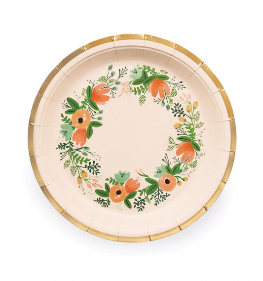 Rifle Paper Co - Wildflower Large Paper Plates