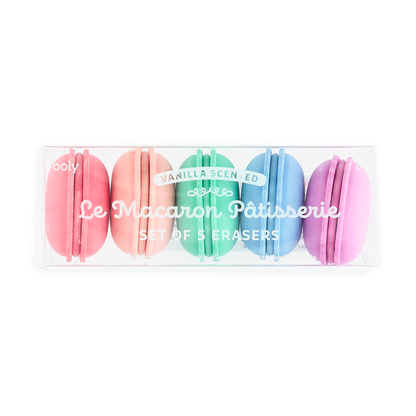 OOLY -    Le Macaron Patisserie Scented Erasers - Set of 5