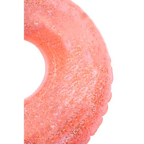 Sunnylife - Pool Ring Glitter - Neon Coral