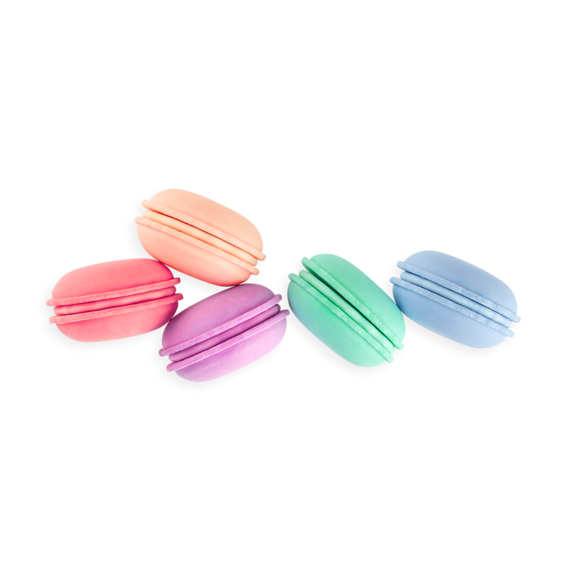 OOLY -    Le Macaron Patisserie Scented Erasers - Set of 5