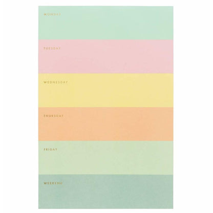 Rifle Paper Co. - Color Block Memo Pad - Week